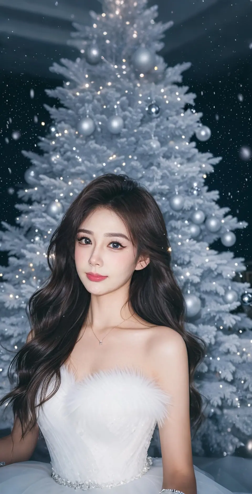 AI扩图 姐姐你是一块草莓小蛋糕 银雪聚会