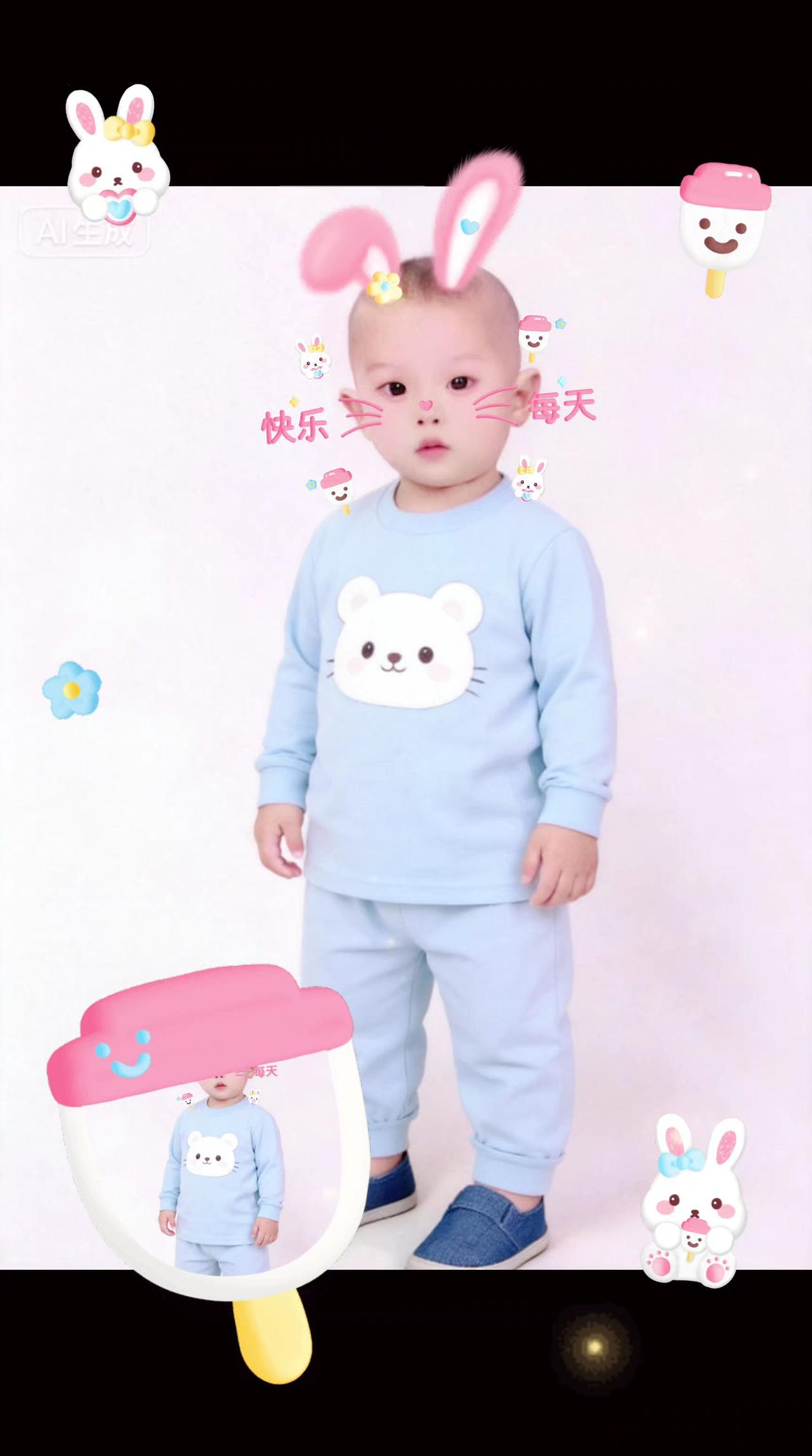 抖音玩法合伙人计划 萌宝穿搭