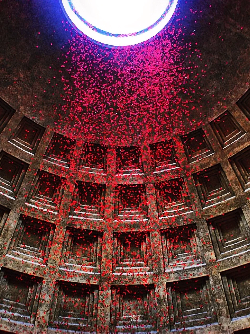 这个月底罗马万神殿🌹将飘下成千上万玫瑰雨