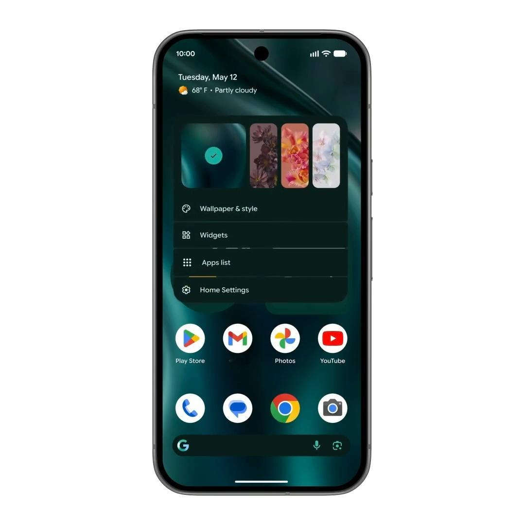 谷歌昨晚发布了全新的Luminous Design，更多的毛玻璃效果，可自定义颜