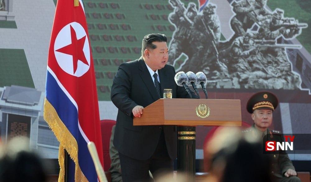 新闻快讯——金正恩表示：“恐怖主义国家以色列在美国的支持下得以存续。我们既不承认