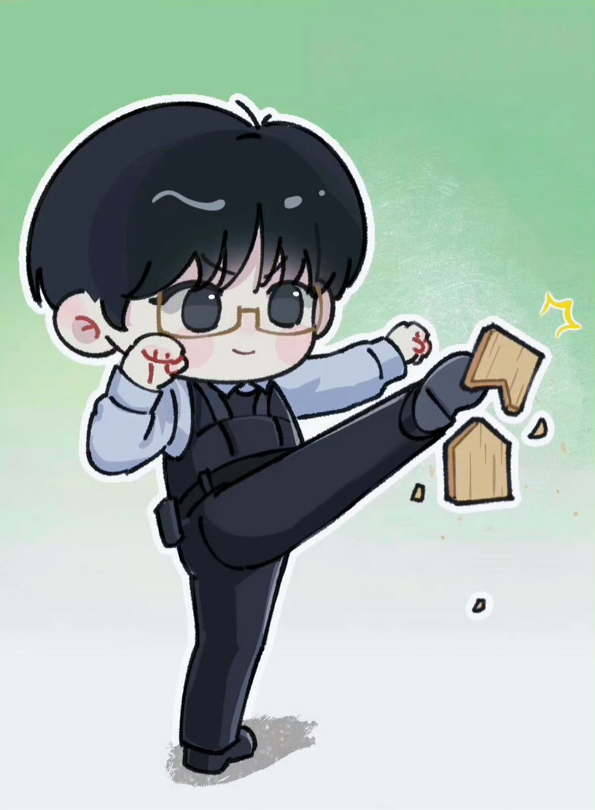 漫画版的成毅太可爱了，这周的这个观察日记有点期待🥰成毅林彦廷 成毅[超话] ​