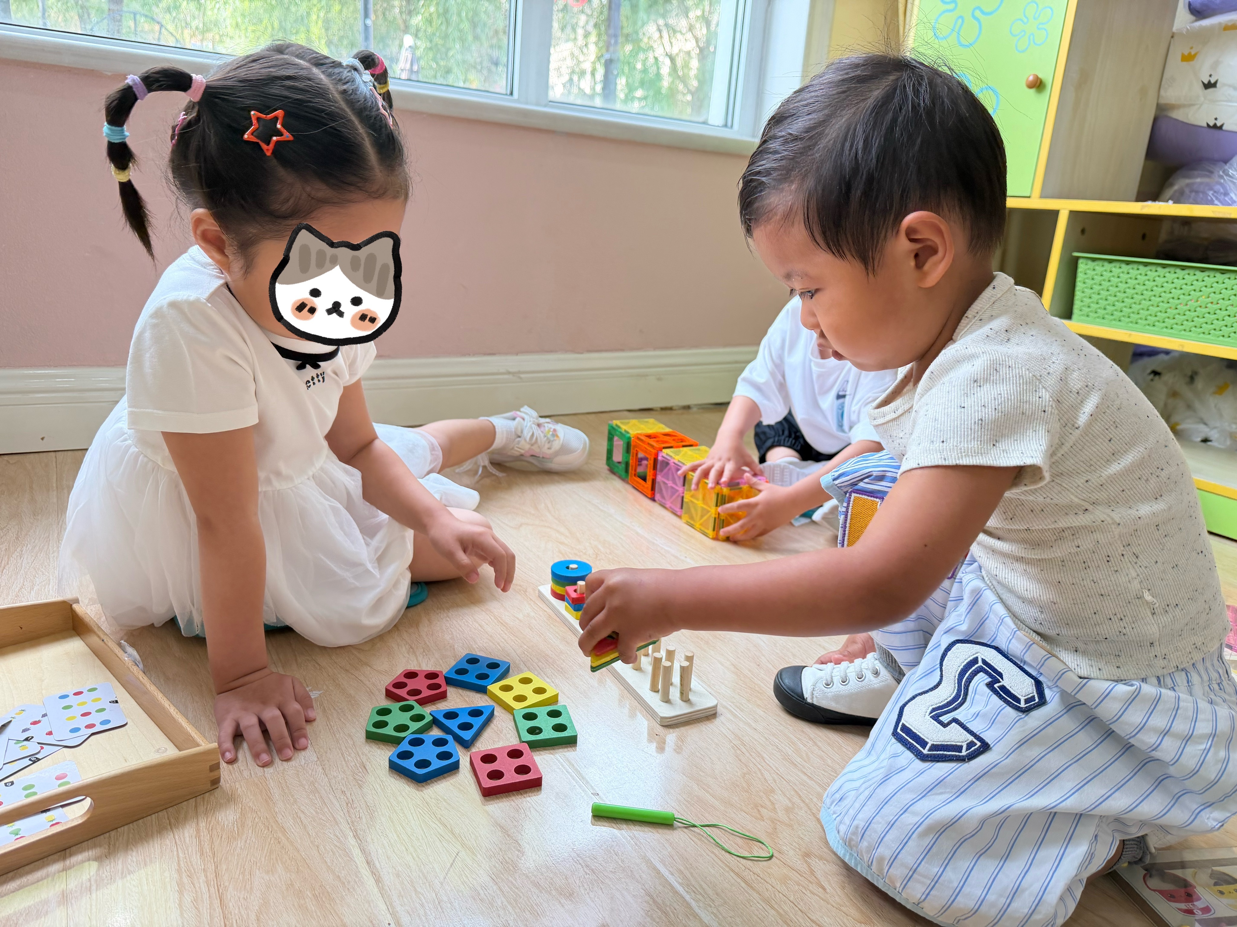 子涵的头发是一步步变油的… 