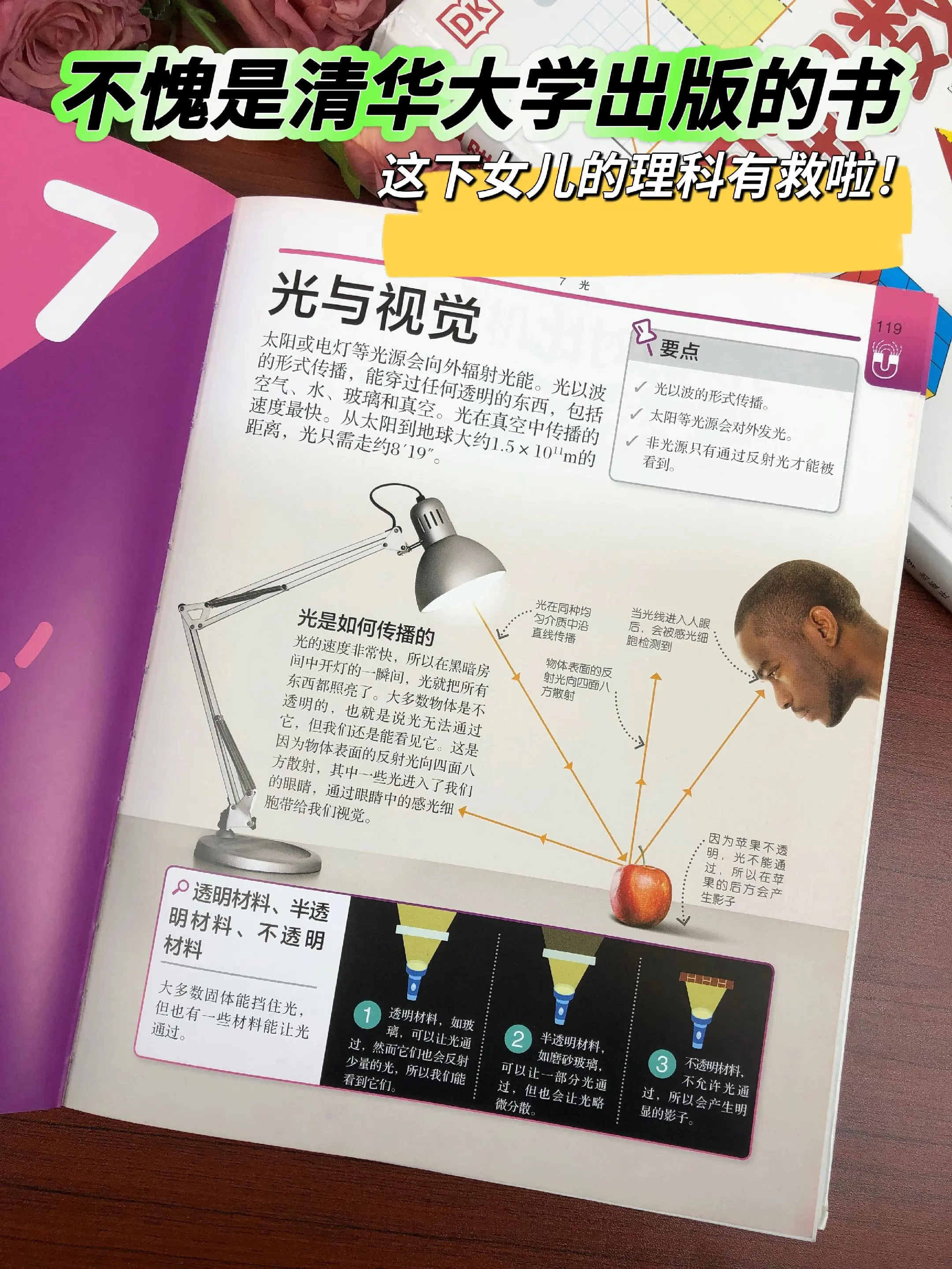 清华大学和DK联手出版，太绝了👍。这套书对孩子理科帮助太大啦！用图解...