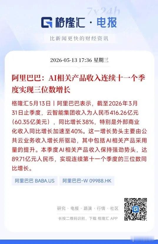 阿里凭AI彻底翻身！昔日颓势一扫而空，AI才是真正的未来阿里巴巴终于靠AI实现强
