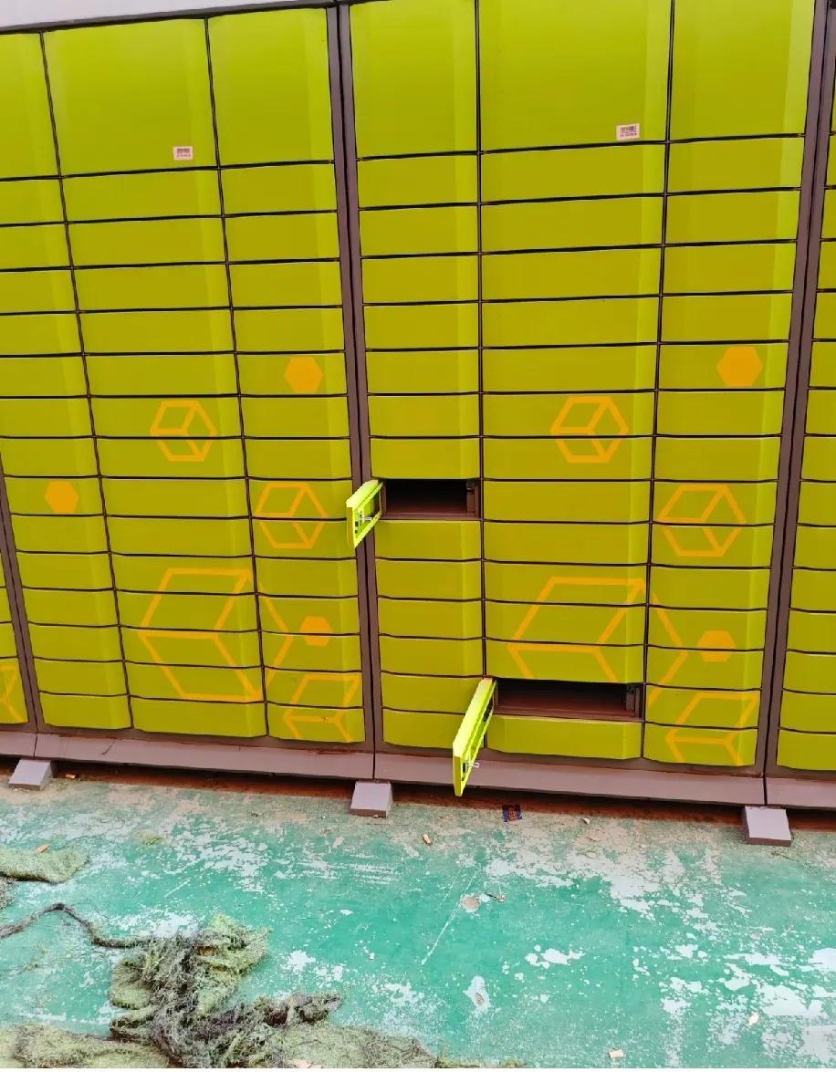 最近取丰巢快递的人咋回事？拿了件就把仓门敞着不管，这场景见好几次了，真让人无语。