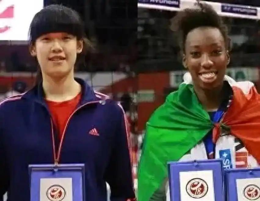 努子和妹妹15年的世少赛最佳接应和最佳主攻，厮杀那么多年也是要做队友了