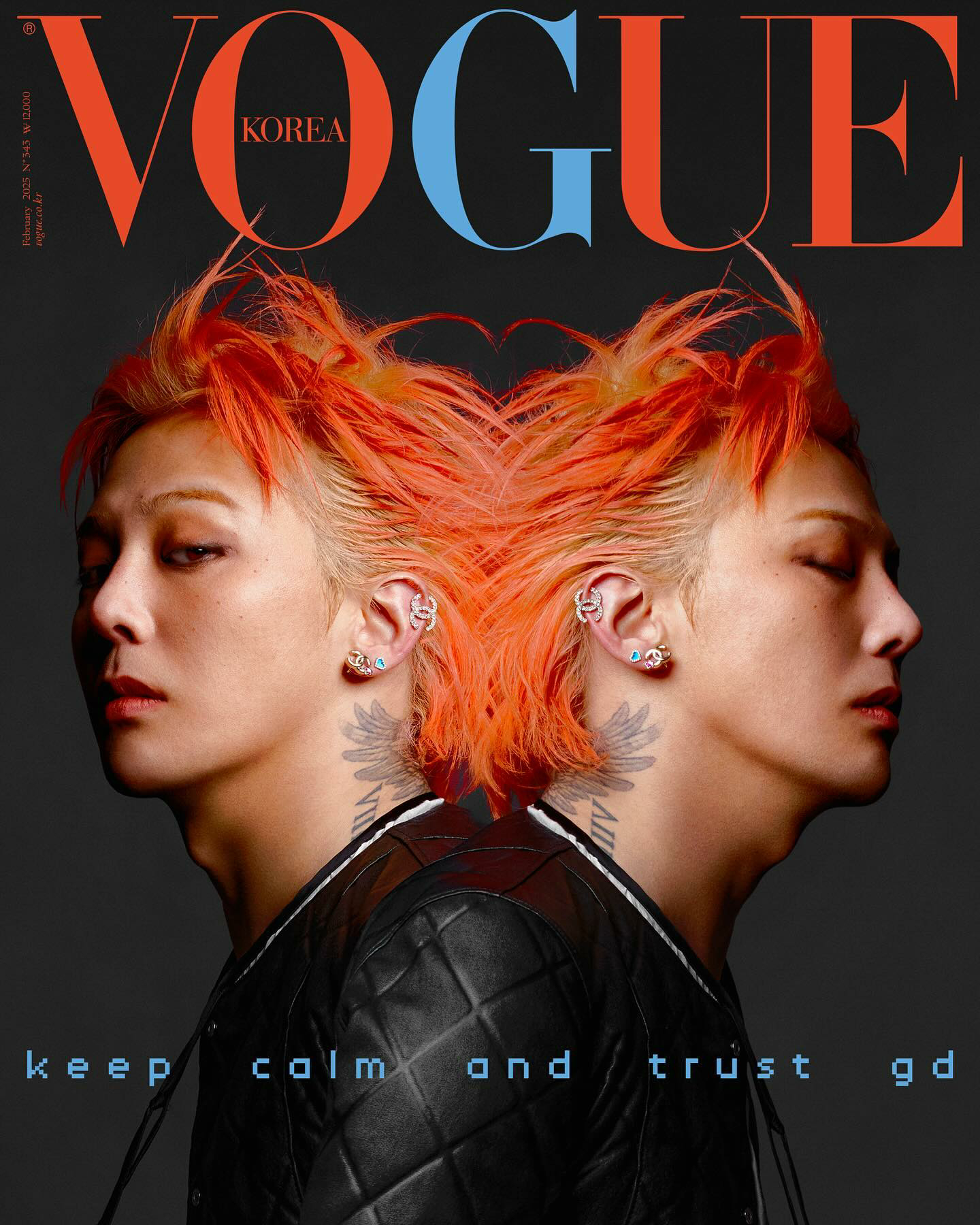 G-Dragon  权志龙 登上韩国《VOGUE》22月号封面美图大赏！！！[酷