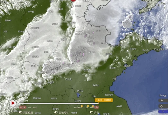 对流云团腾空而起，山东警惕雷暴大风！