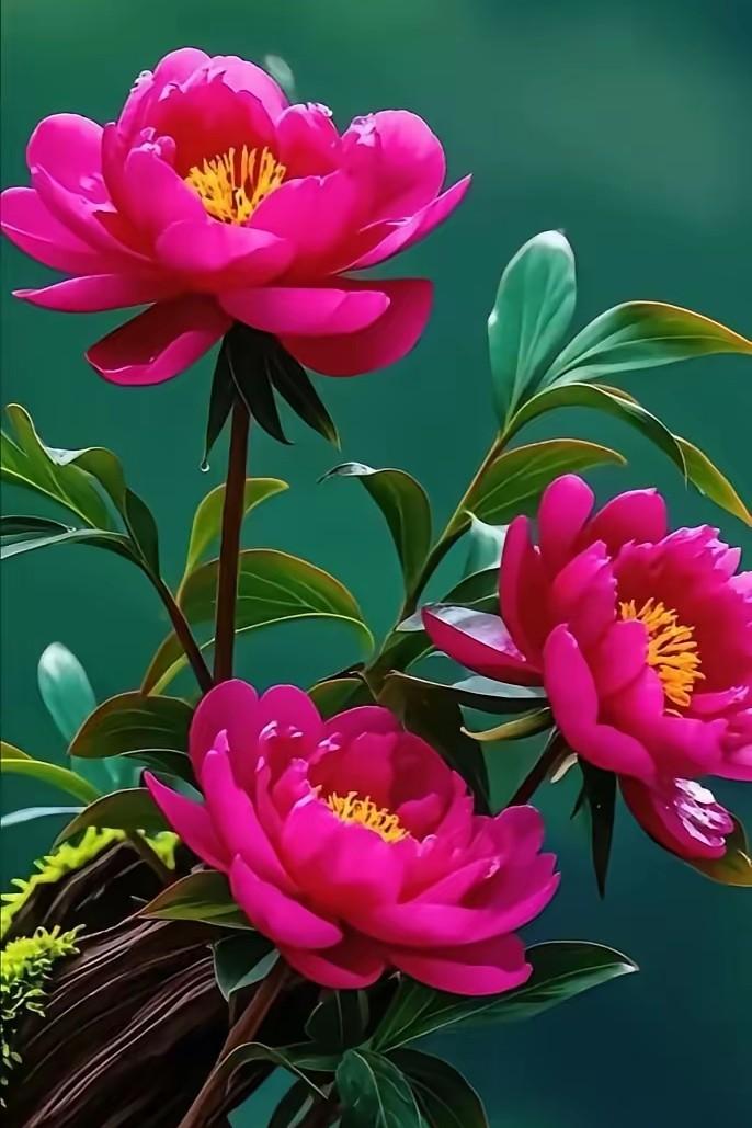 花朵好富贵           百花争艳好运来 
               