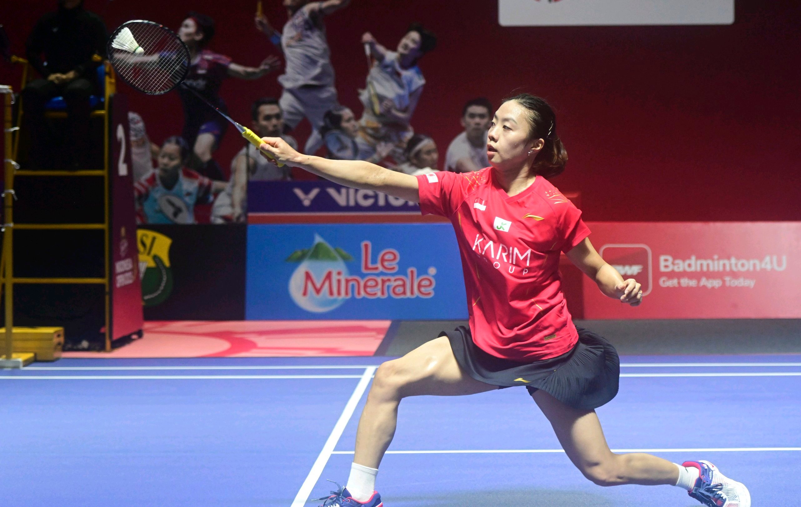 杨佳敏🇸🇬 12-21、11-6 🇹🇭因达农（退赛）2026全英羽毛球公