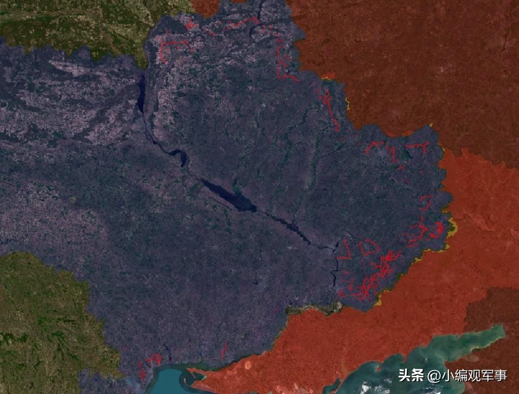 西方研究人员指出，半年来，乌克兰在扎波罗热州新建了6条带有防御工事的新防线。
