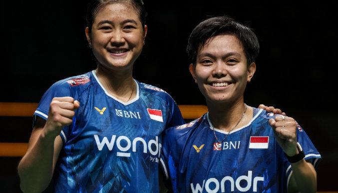 刚刚结束了一场2026亚洲羽毛球锦标赛女双1/4决赛，女双世界排名第41位的印尼