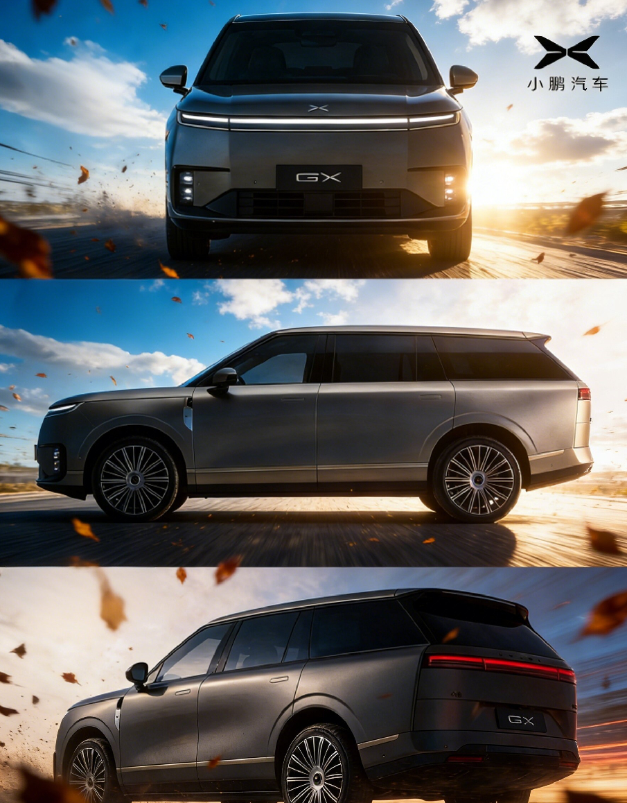 小鹏GX这个感觉，就是大揽胜的感觉，对味了。 