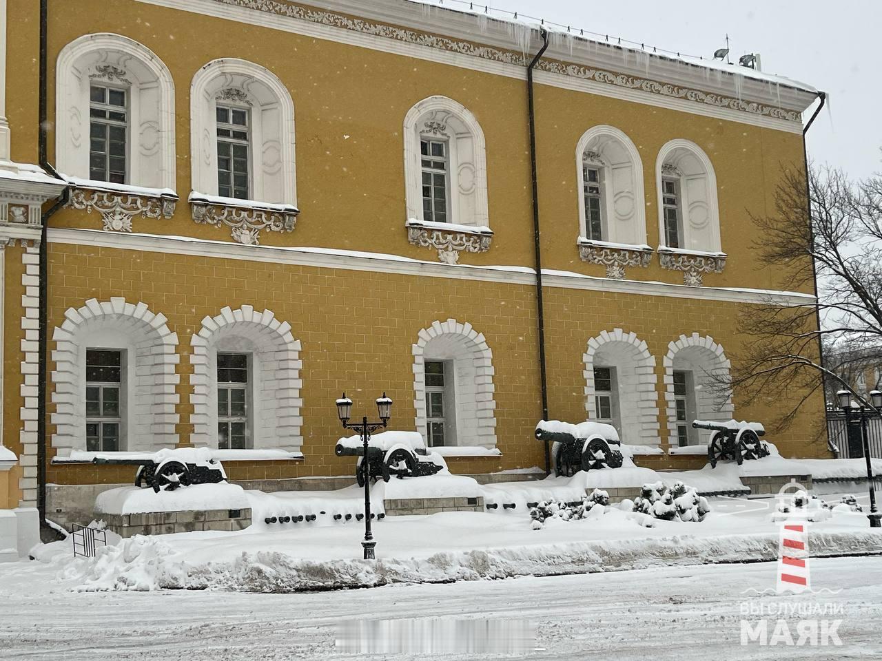❄️ 莫斯科大雪，克里姆林宫也未能幸免 