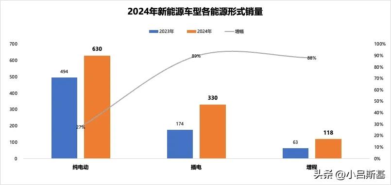2024年全年的上险量出来了，我研究了一下。（是实际的终端上险、不是车企报给协会