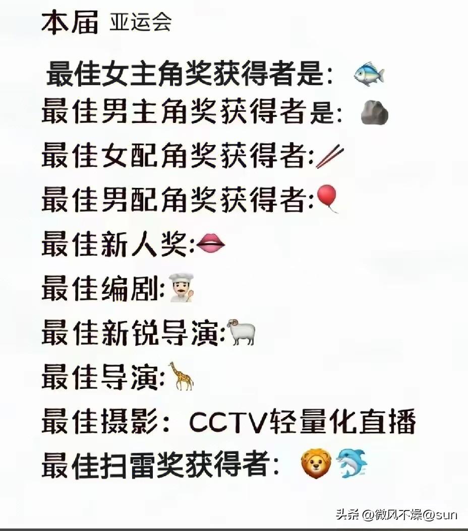 真的是高手在民间啊，刚刚刷到的这张图文结合的国乒在这届亚运会的总结。

这是哪个