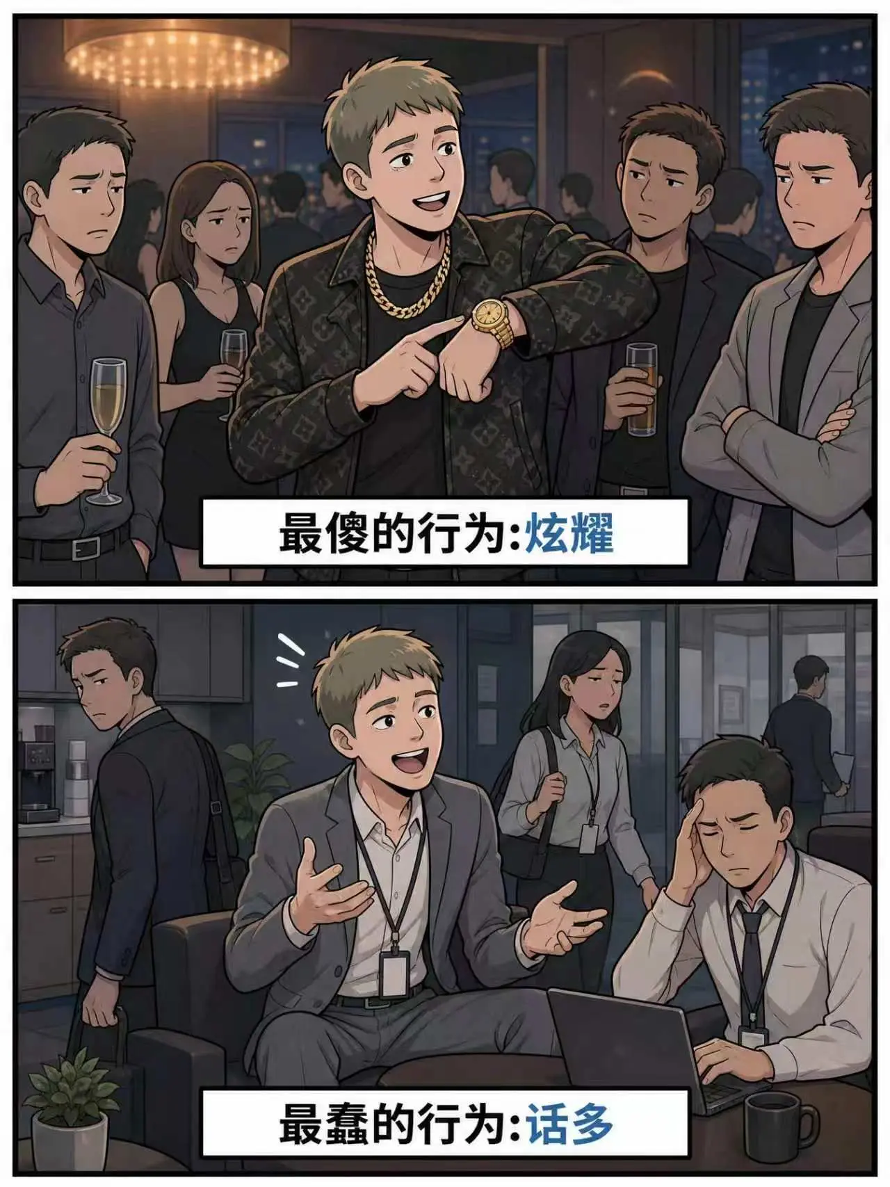 漫画治愈漫画人生感悟 励志