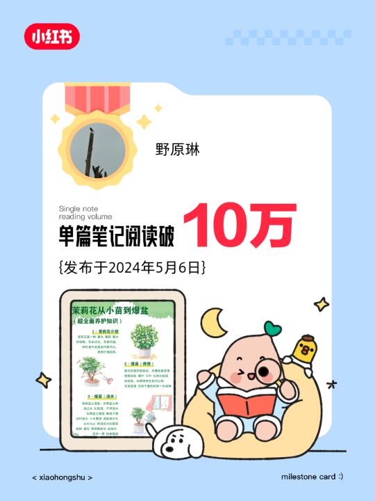 📣我的笔记阅读量破10万❗️️
