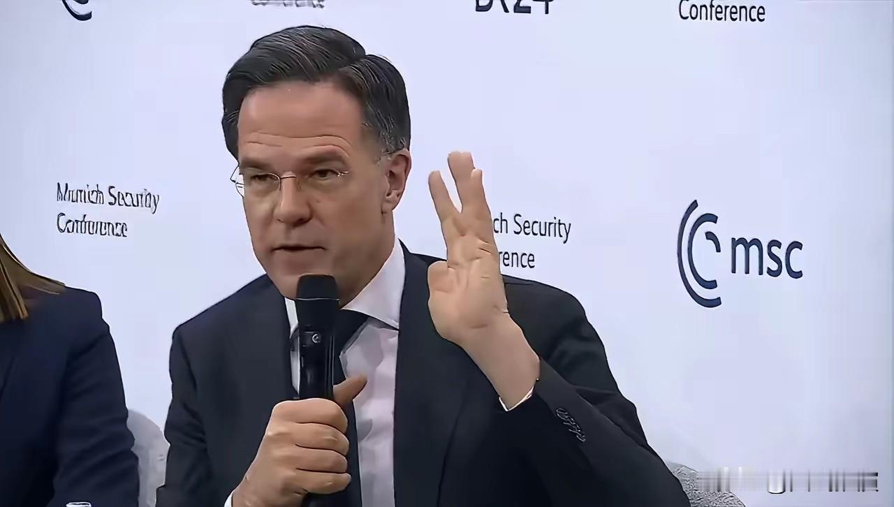 在慕尼黑安全会议上，北约秘书长吕特在和乌克兰总统泽连斯基交谈时语出惊人，称他曾和