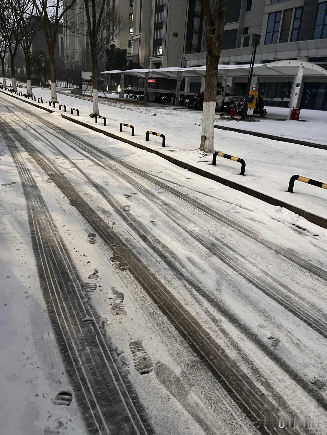 一觉醒来拉开窗帘，直接被武汉的雪景给惊到了！一夜之间，整座城都裹上了厚厚的白被子