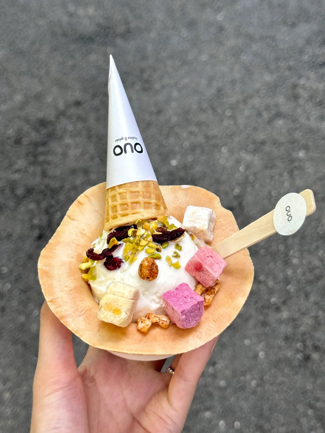 上海襄阳南路OUO！Gelato小料自由搭！🍨