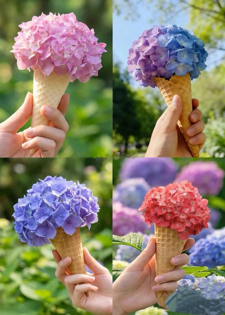 燃烧的陀螺仪  早安冰淇淋花开了🌸