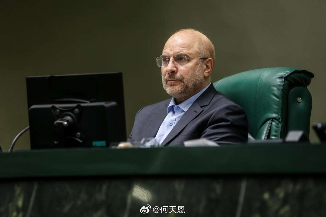 刚刚，伊朗议会主席卡利巴夫表示：“‘以眼还眼’的原则正在生效……新的对抗阶段已经