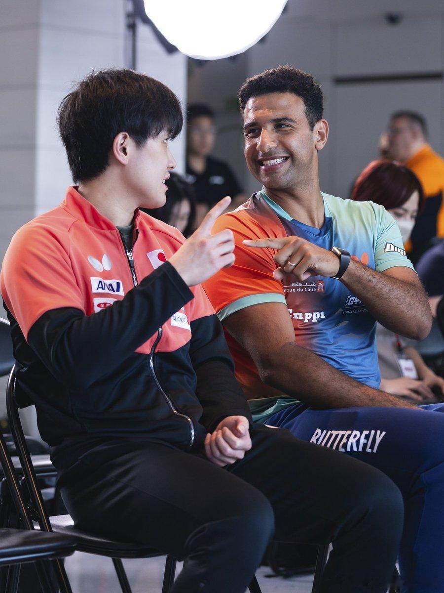 wtt横滨冠军赛2026张本智和 260802 张本智和  抽签仪式。 Cr：W