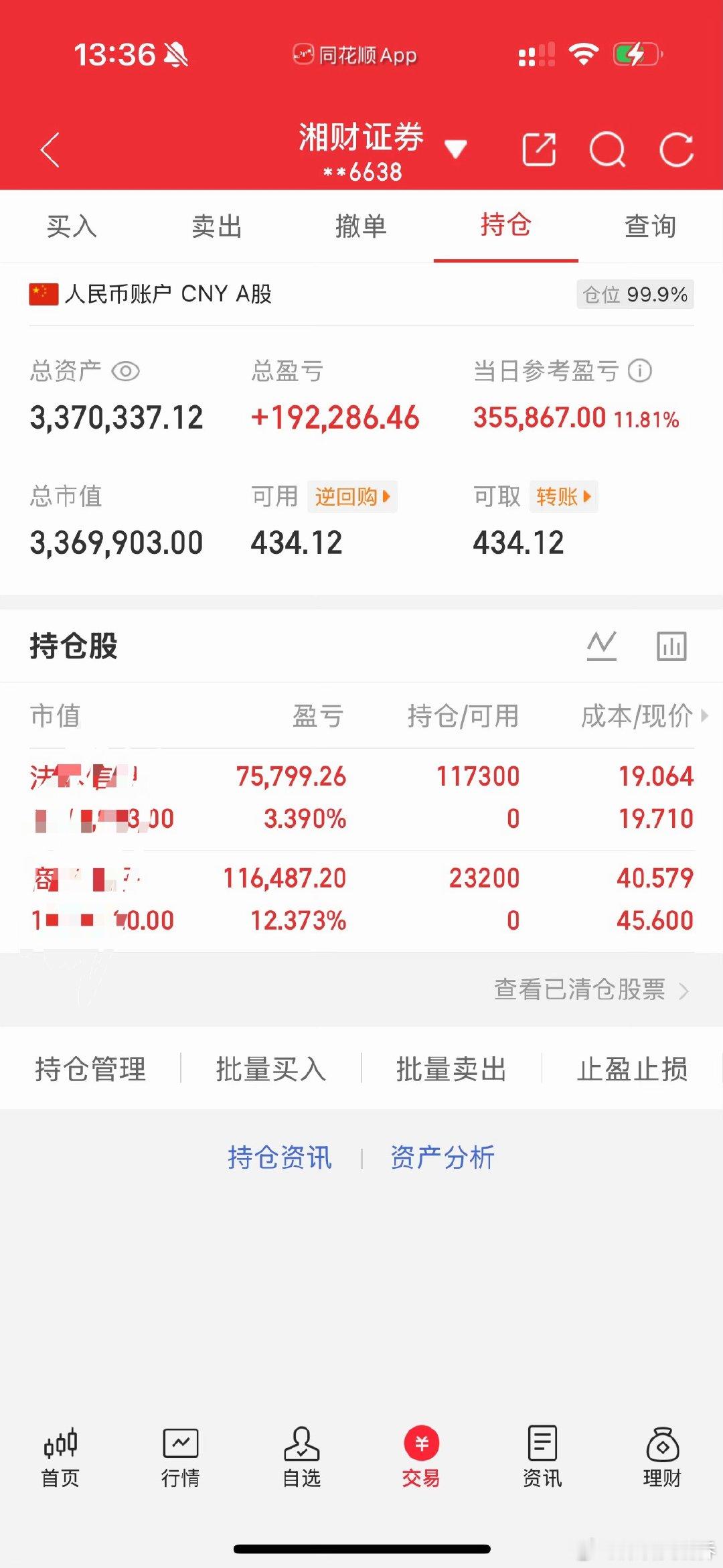 家人们实盘更新！今日操作高抛低吸商洛电子，个股冲高十四个点直接落袋卖出，锁定利润