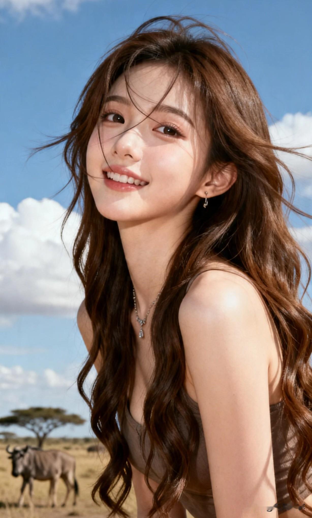 女人最耐看的长相，并非第一眼的惊艳，而是那种“越看越舒服”的感觉。
五官比例协调