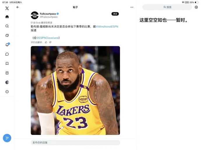 ➡要是30支球队都不要布朗尼的情况下，他会选择退役吗勒布朗詹姆斯nba吐槽大会N