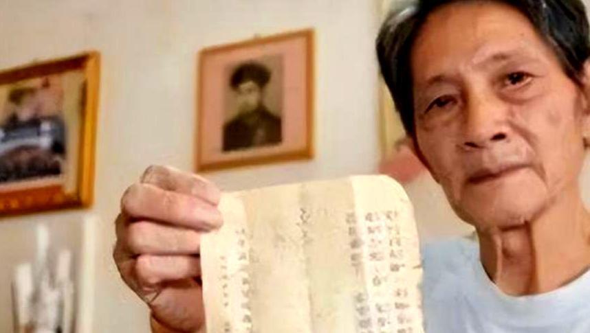 2011年，广东一位白发苍苍的老者颤巍巍地掏出一张泛黄的欠条，来到当地政府讨要债