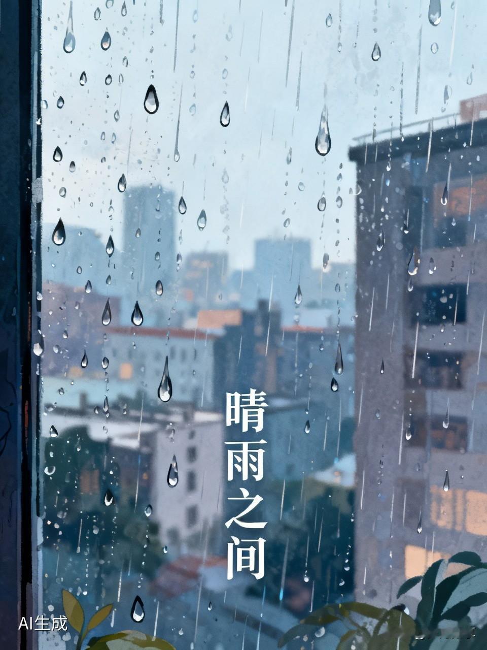 分享一张雨天照片这几天很闷热，老人说闷热必会下雨，我认为闷热必降温，降温必有雨，
