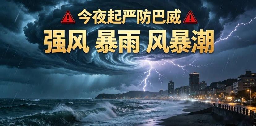 紧急提醒！超强台风巴威直扑浙闽沿海，11日夜间即将登陆！这绝不是普通的夏季台风。