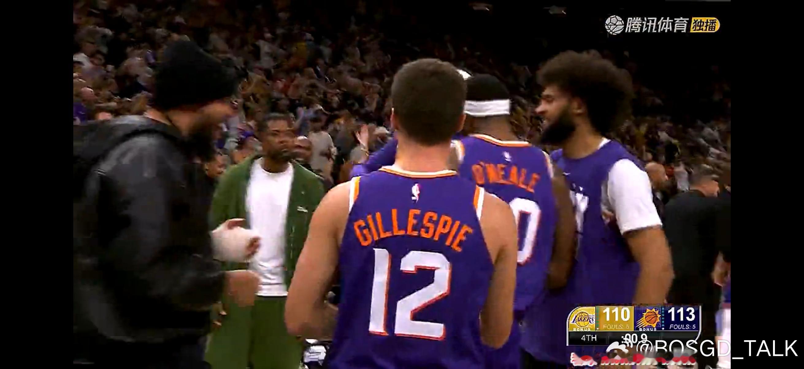 你试试防守回合把东契奇拿下去呢？NBA湖人vs太阳