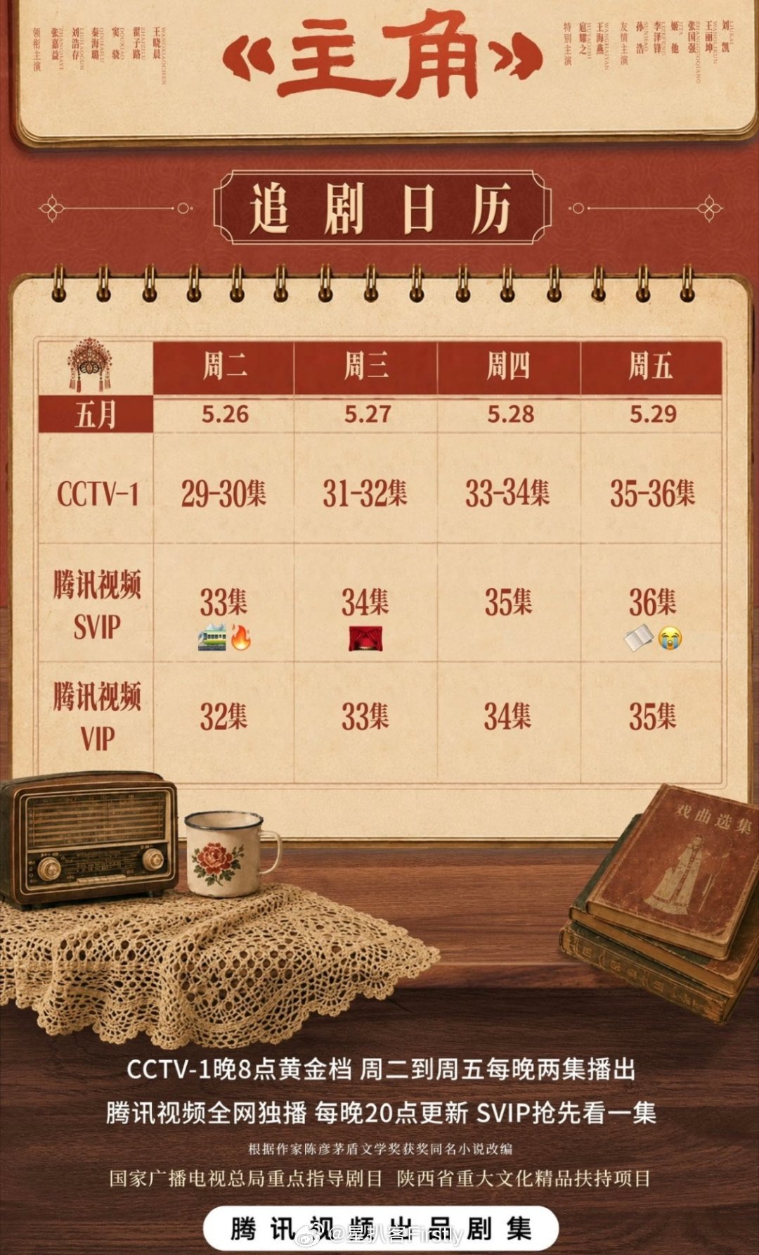 要哭了，《主角》本周单更 