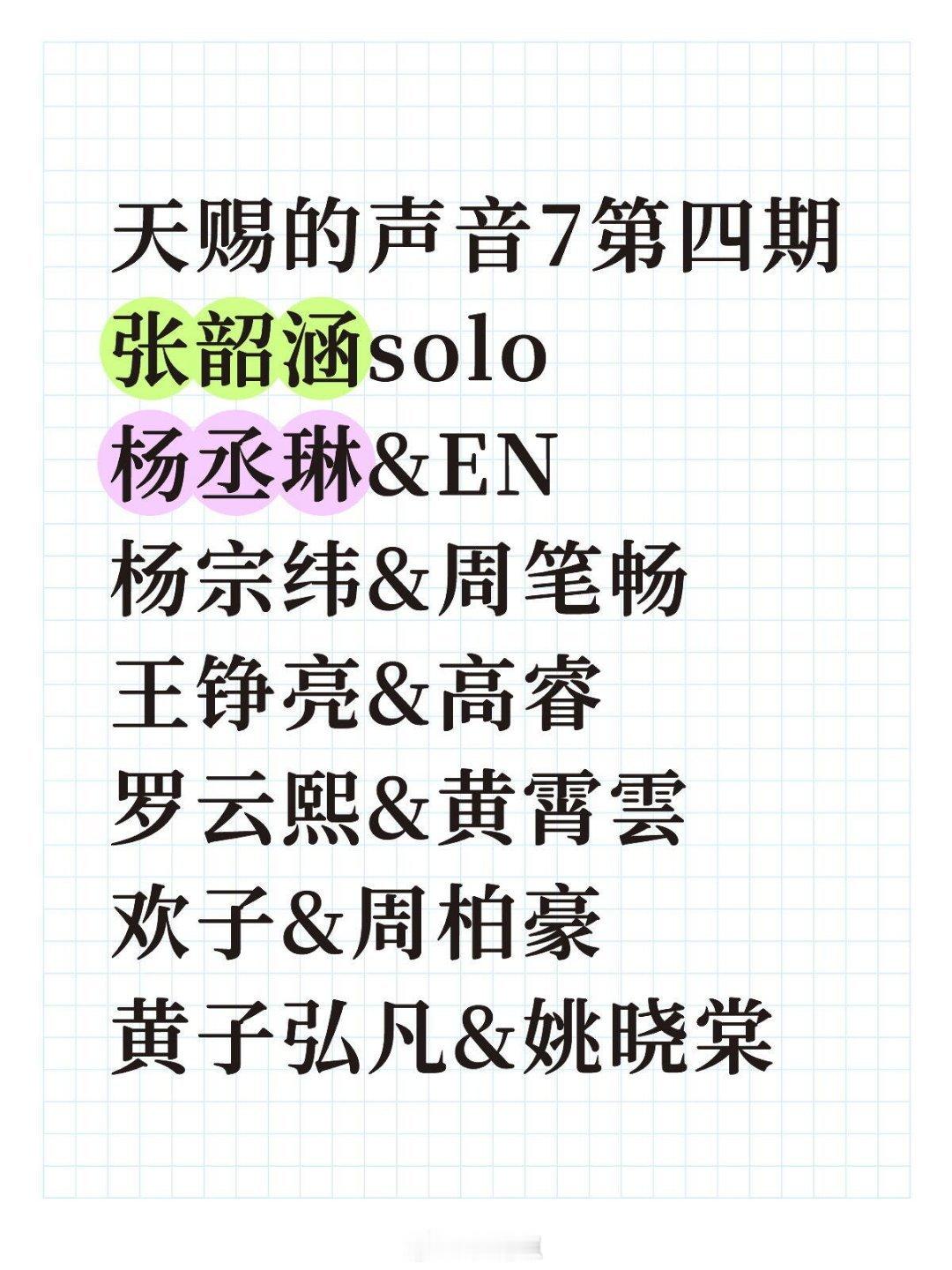 天赐的声音你最期待谁天赐的声音‖ 