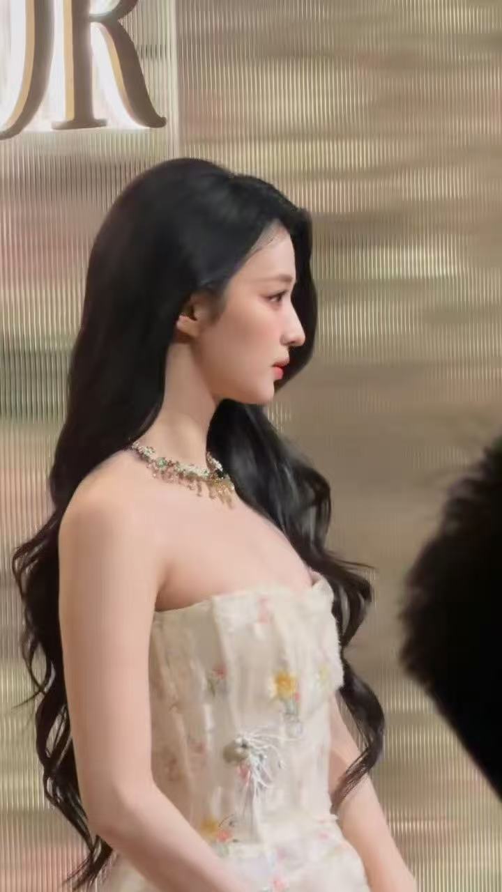 迪奥晚宴上的王楚然王楚然迪奥晚宴 迪奥晚宴上的王楚然，别太美了 