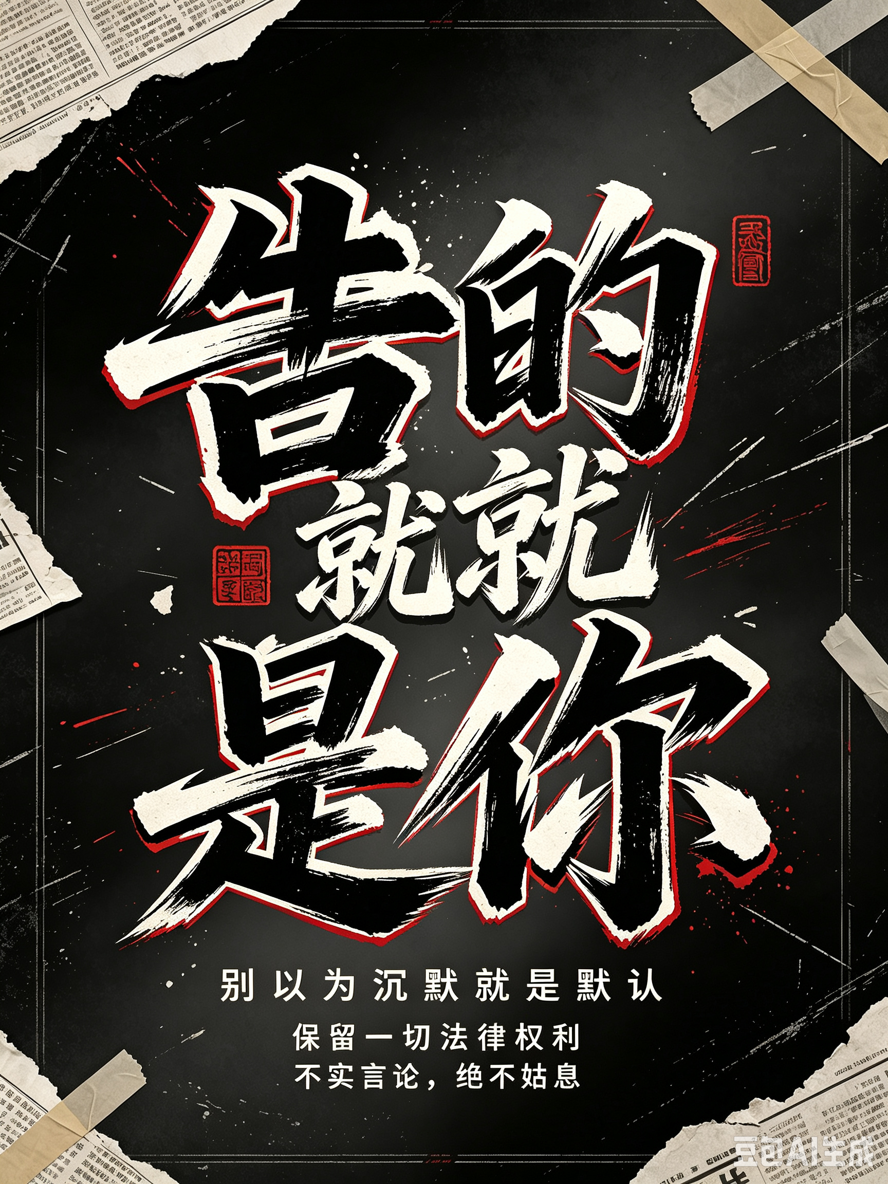 送给某家文盲粉丝 ，就告你👊🏻 ​​​
