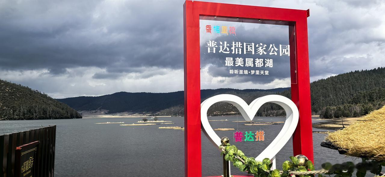 鹧鸪天·徒步普达措

徒步高原踏翠来，湖山如洗净尘埃。
云栖远岫松风远，水映青林