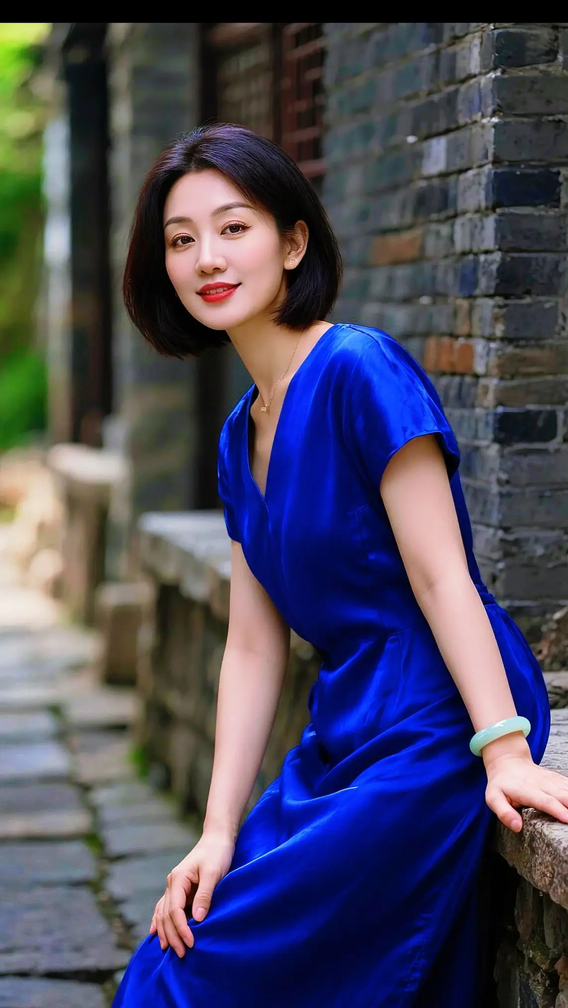 AI温婉知性胡同写真 ai创作全新升级 玩法达人挑战赛氛围感拍摄广告分成