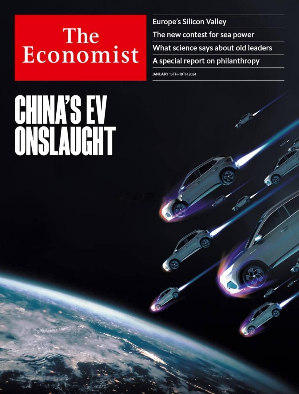 《经济学人》暗示，在中国电动汽车的流星雨之后，西方汽车制造商将像恐龙一样灭亡#我