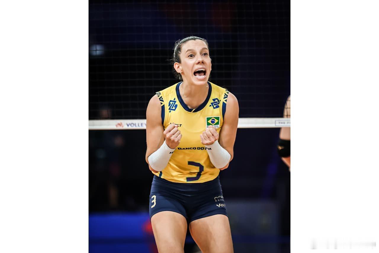 vnl2025 女排114场，半决赛第2场，巴西女排3-2日本女排，五局比分23