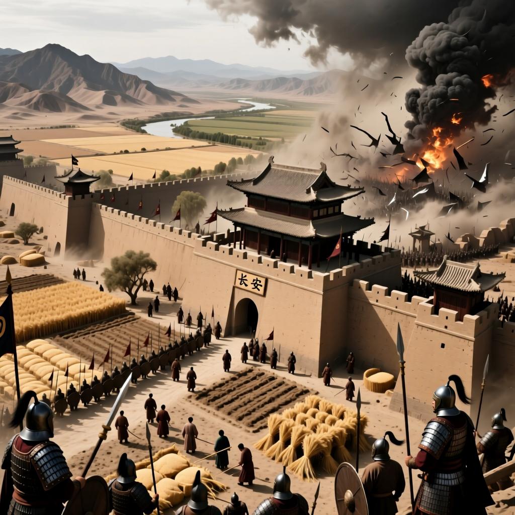 长勺之战：粮草博弈如何决定一个王国的命运  

在战国的纷争中，边疆的城池成为各