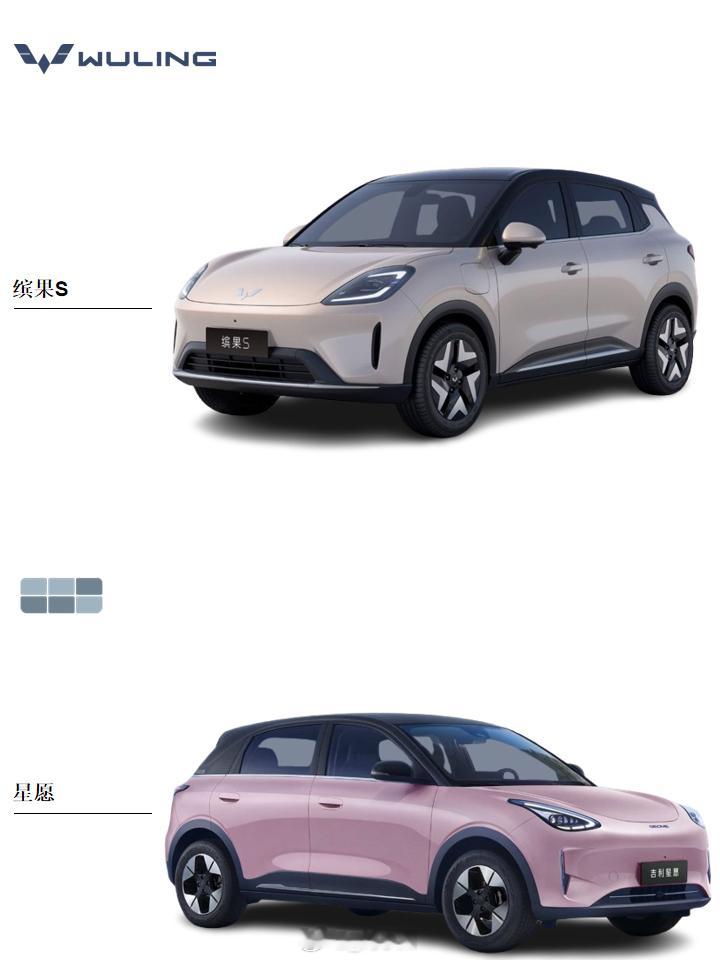 五菱缤果S吉利星愿 售价同样都是6.88万元起，大家说选五菱缤果S还是吉利星愿[