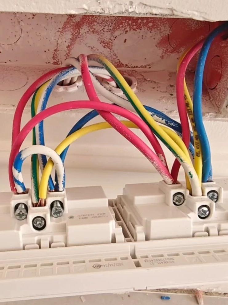 新手电工犯迷糊啦！

刚独立作业的新电工小李接了个开关板，他反复检查、仔细研判，