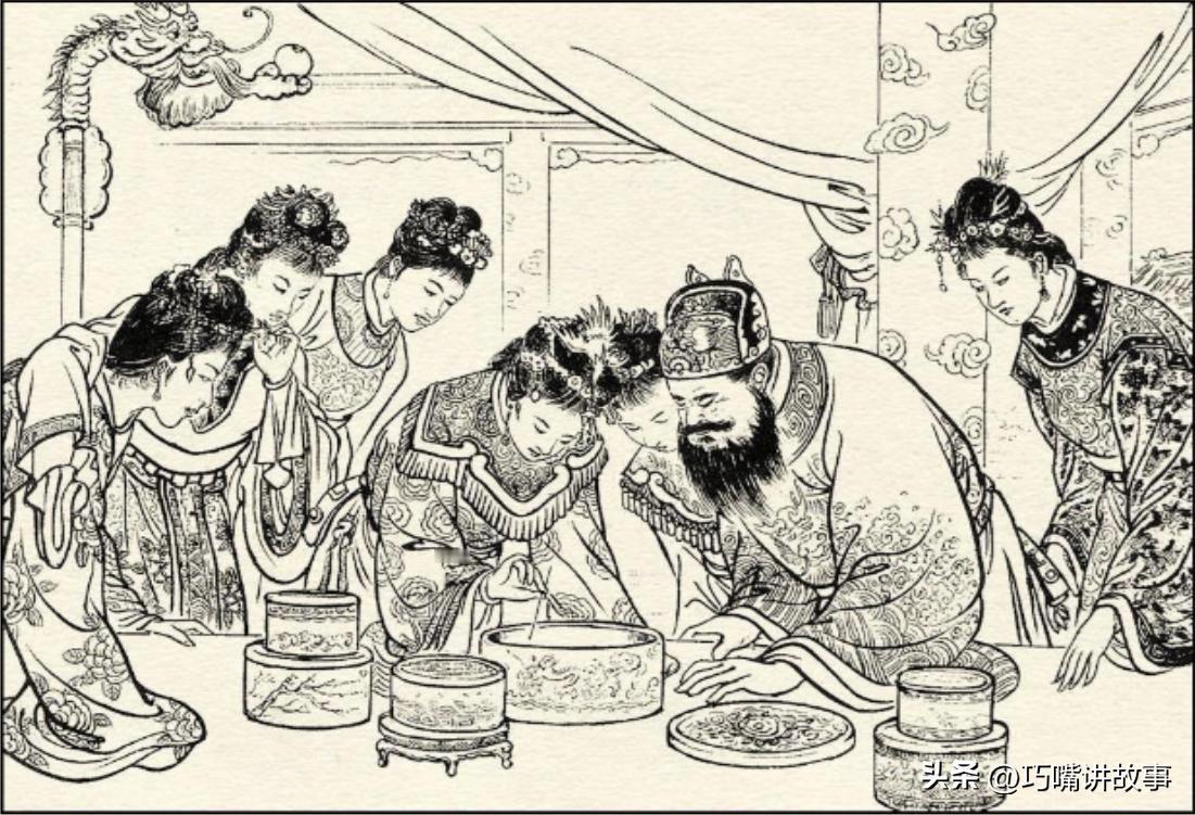 隋炀帝听人说，岭南一带有一种蛇，能够自断身体，然后自动接上，接上后毫无异象。他觉