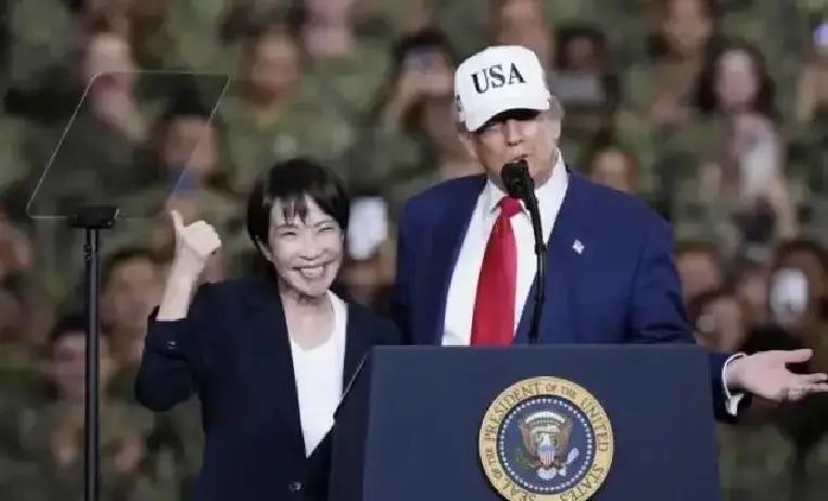 特朗普送中国两句话，高市早苗退无可退，亚洲48国仅一国站错了队。高市已经变成弃子