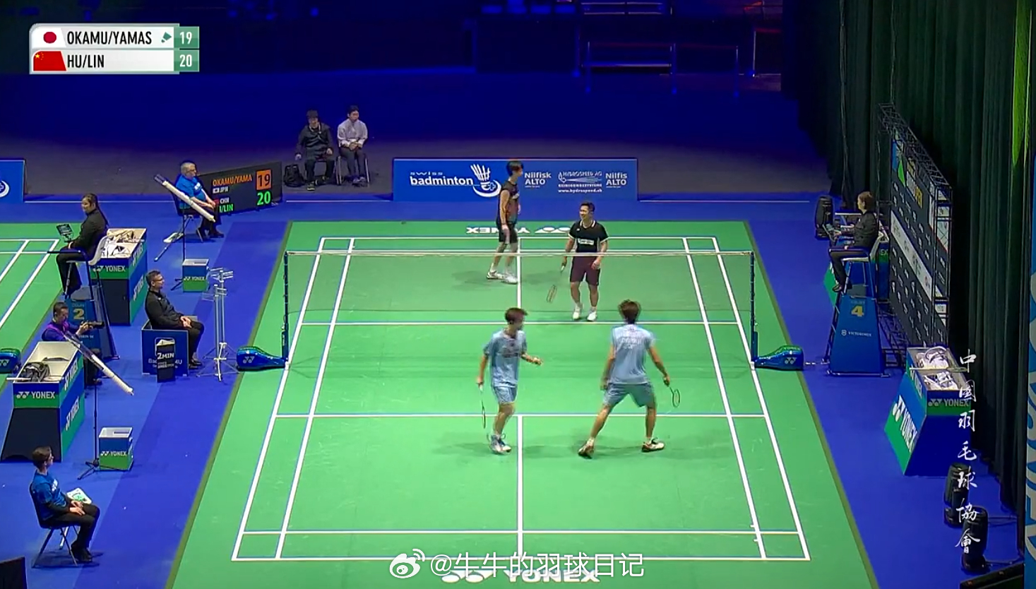 男双 1/16赛冈村洋辉/山下恭平 19-21 胡珂源/林祥毅2026年瑞士羽毛